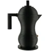 Alessi Pulcina espressobryggare, 6 koppar, svart