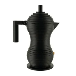 Alessi Pulcina espressobryggare, 3 koppar, svart
