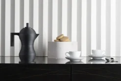 Alessi Pulcina espressobryggare, 3 koppar, svart