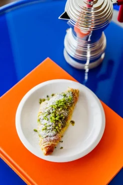 Alessi Pulcina espressobryggare, 3 koppar, aluminium - röd