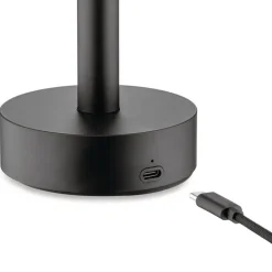 Alessi Tsumiki bärbar bordslampa, svart