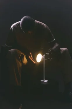 Alessi Tsumiki bärbar lampa, vit