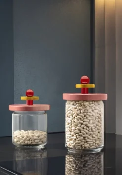 Alessi Twergi ES16 burk, 100 cl, rosa