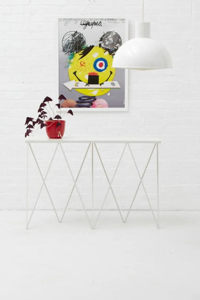 &New Giraffe konsolbord, papper vit