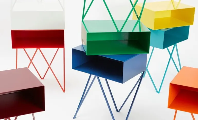 &New Robot sidobord, gul