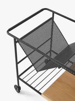 &Tradition Alima NDS1 vagn, matt svart - lackad ek