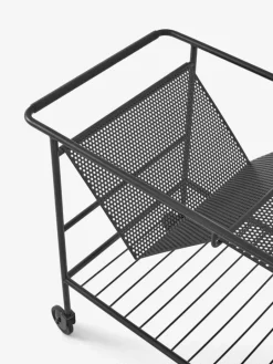 &Tradition Alima NDS1 vagn, matt svart - lackad valnöt