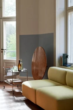 &Tradition Alima NDS1 vagn, krom - lackad valnöt