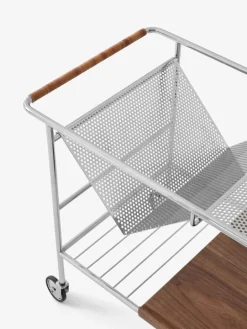 &Tradition Alima NDS1 vagn, krom - lackad valnöt