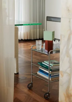 &Tradition Alima NDS1 vagn, krom - lackad ek