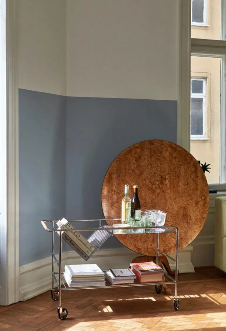 &Tradition Alima NDS1 vagn, krom - lackad ek