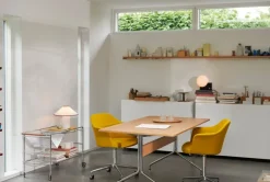 &Tradition Alima NDS1 vagn, krom - lackad ek