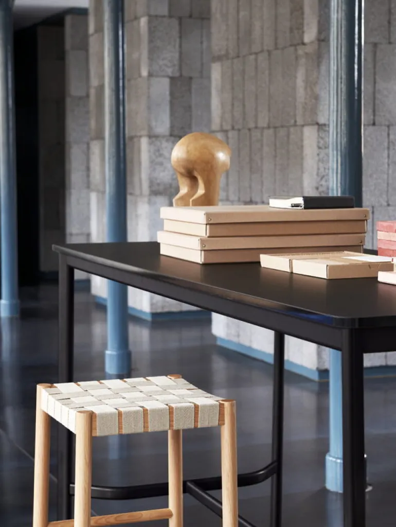 &Tradition Betty TK7, barstol 66 cm, ek - naturlig väv