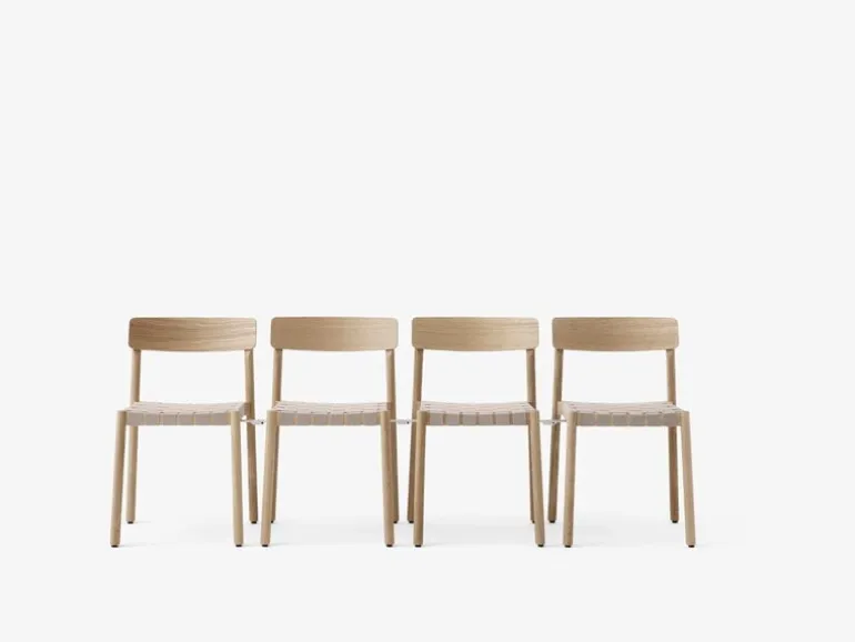 &Tradition Betty TK1 stol, ek - naturlig väv