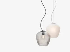 &Tradition Blown pendellampa SW3, silver