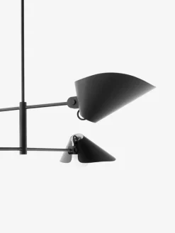 &Tradition Bonnet SC91 ljuskrona, svart