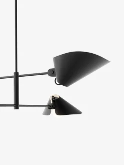 &Tradition Bonnet SC91 ljuskrona, svart