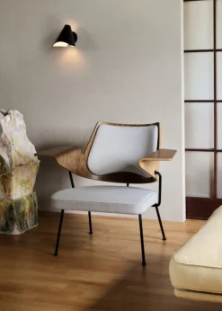 &Tradition Bonnet SC103, vägglampa, svart