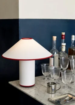 &Tradition Colette ATD6 bordslampa, vit - merlot