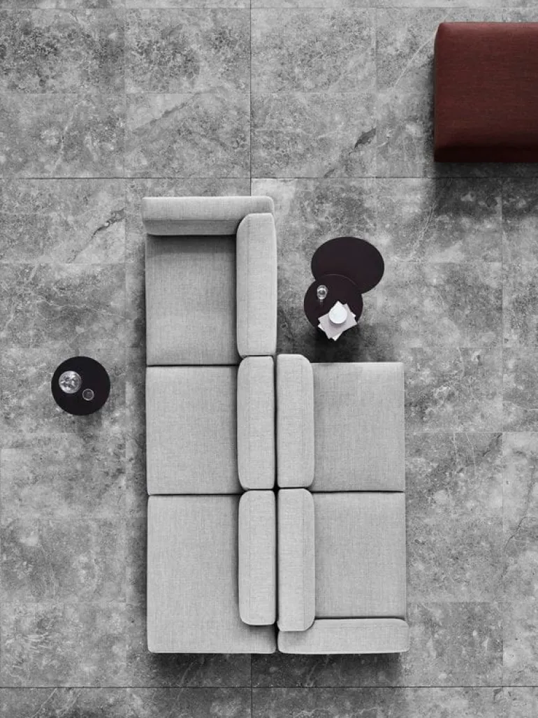 &Tradition Develius D modulsoffa med kuddar, Fiord 151