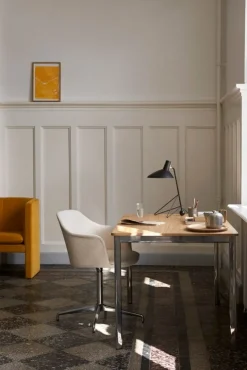 &Tradition Drip HW58 bord, svart - bronsfärgad aluminium