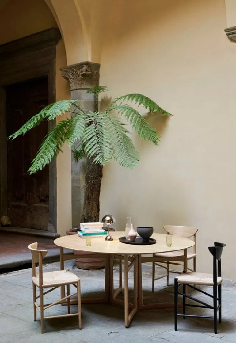 &Tradition Drop Leaf HM6 matbord, vitoljad ek