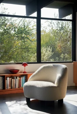 &Tradition Flowerpot VP9 bärbar bordslampa, cinnoberröd