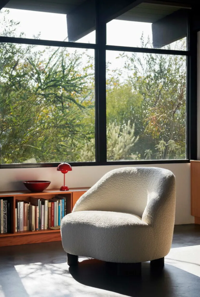 &Tradition Flowerpot VP9 bärbar bordslampa, cinnoberröd