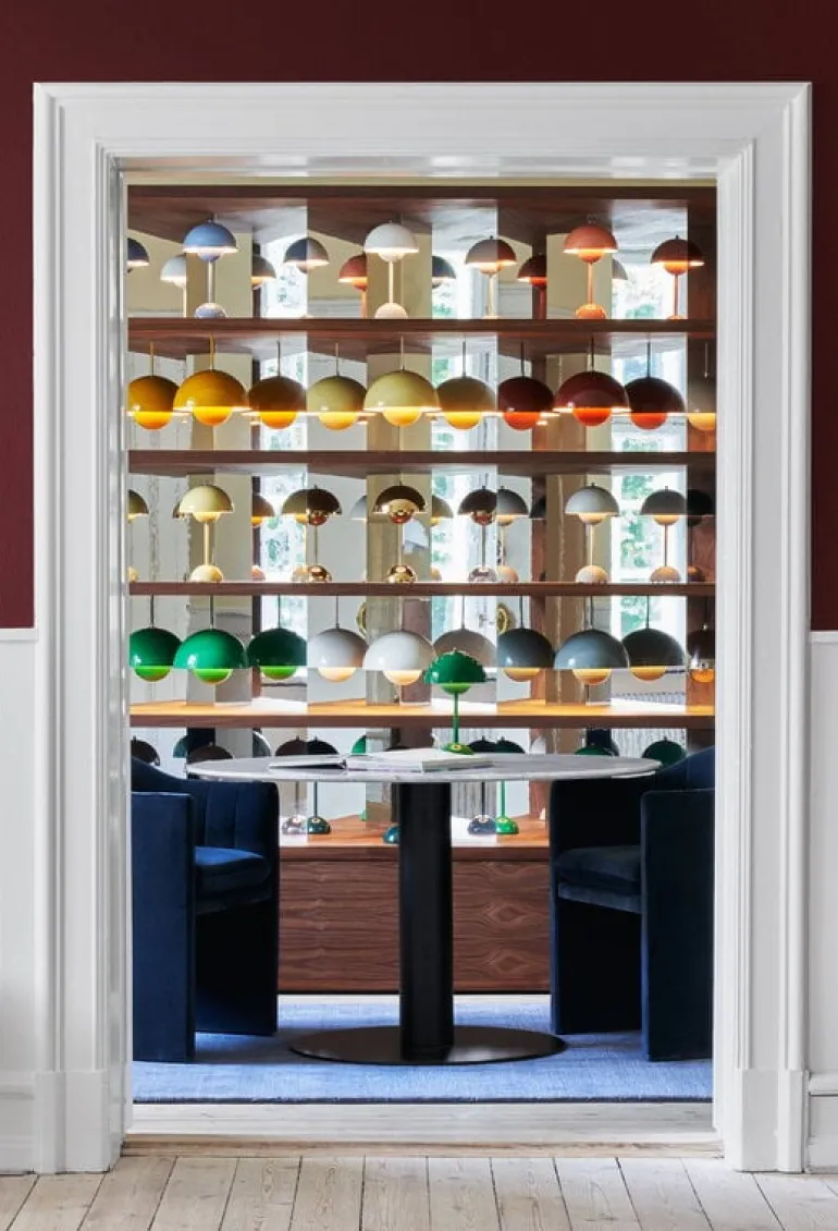 &Tradition Flowerpot VP1 pendellampa, matt white