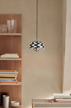 &Tradition Flowerpot VP1 pendellampa, svart - vit