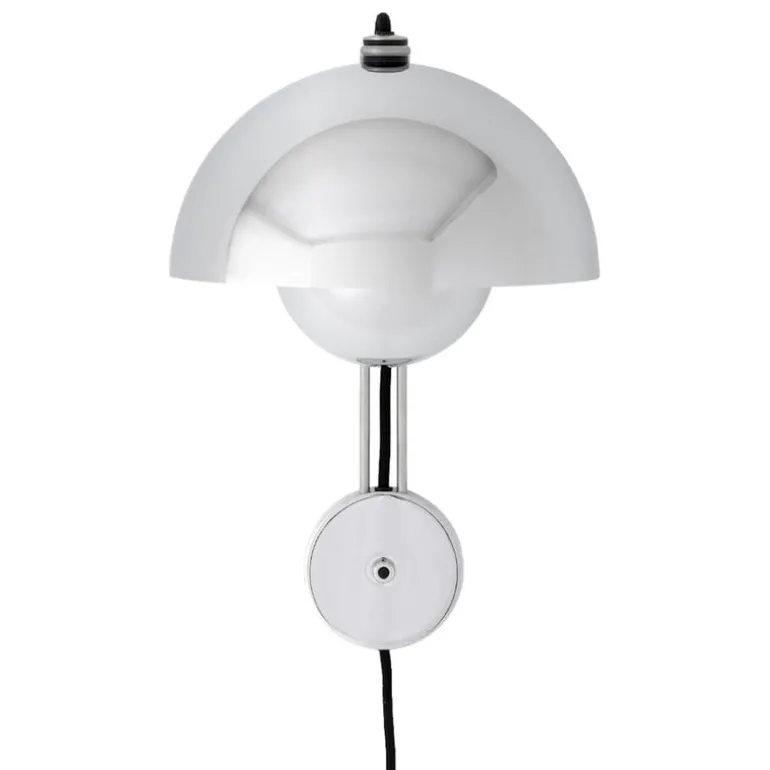 &Tradition Flowerpot VP8 vägglampa, förkromad