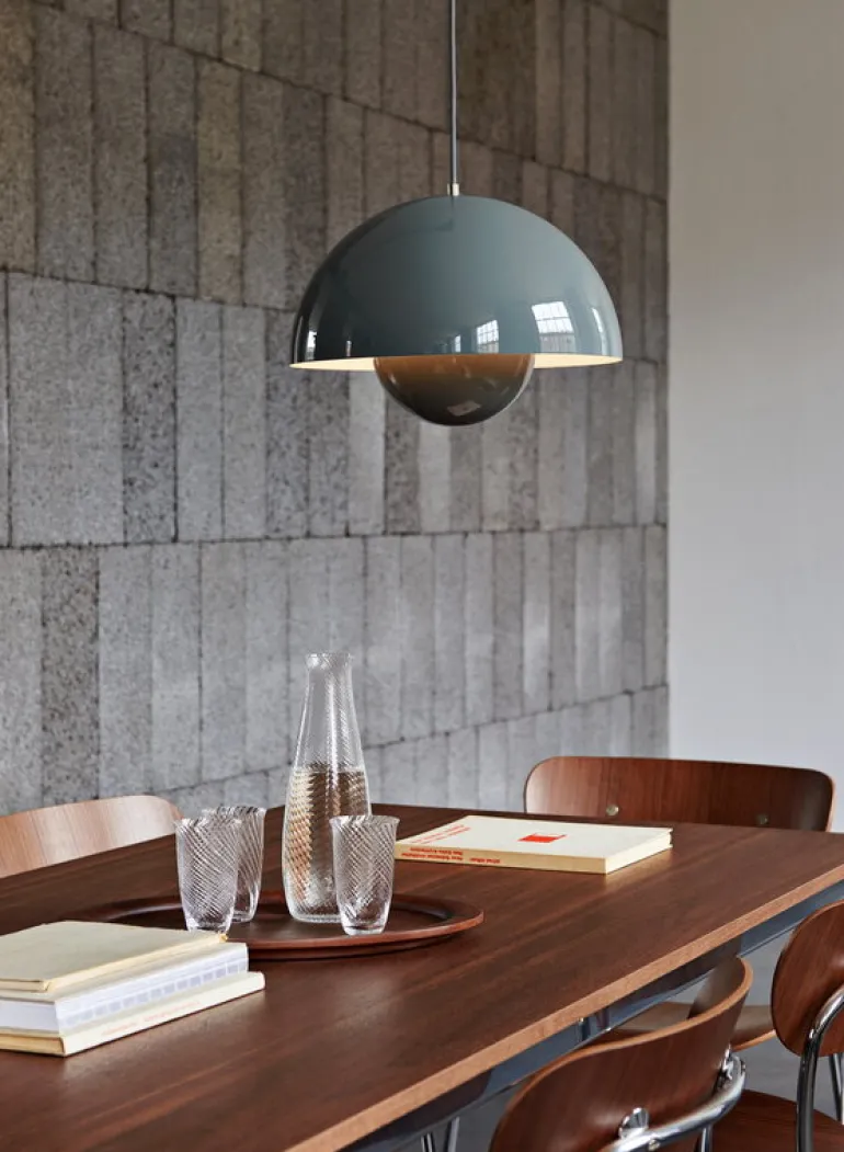 &Tradition Flowerpot VP7 pendellampa, stone blue