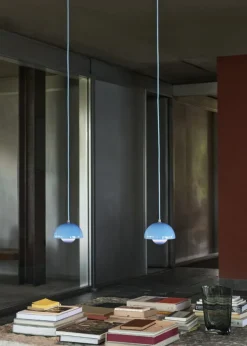 &Tradition Flowerpot VP10 pendellampa, badblå