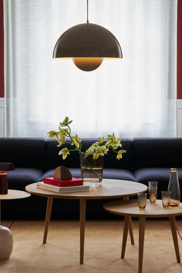 &Tradition Flowerpot VP2 pendellampa, grey beige