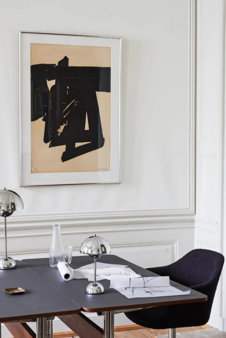 &Tradition Flowerpot VP3 bordslampa, förkromad