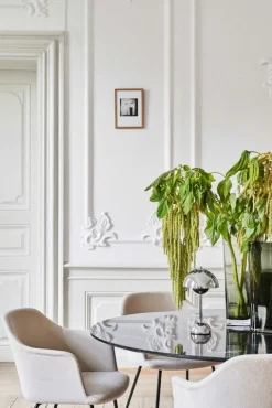 &Tradition Flowerpot VP9 bärbar bordslampa, förkromad