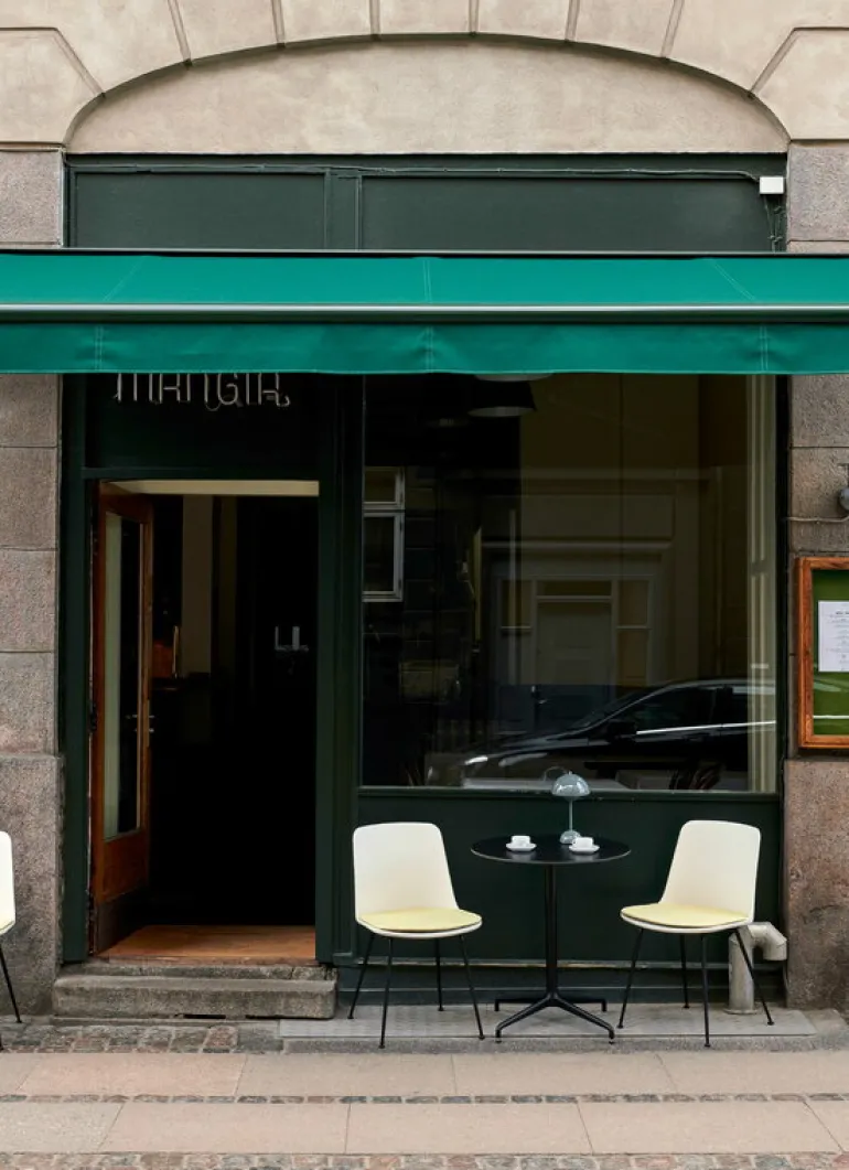 &Tradition Flowerpot VP9 bärbar bordslampa, stenblå