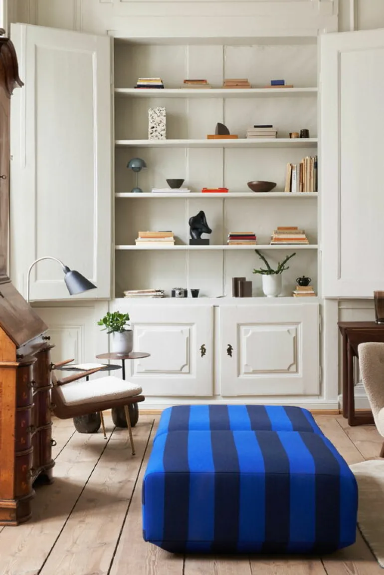 &Tradition Flowerpot VP9 bärbar bordslampa, stenblå