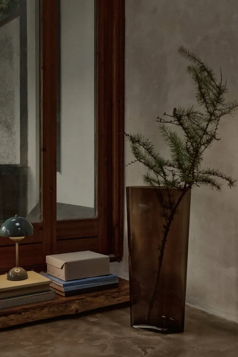 &Tradition Flowerpot VP9 bärbar bordslampa, stenblå