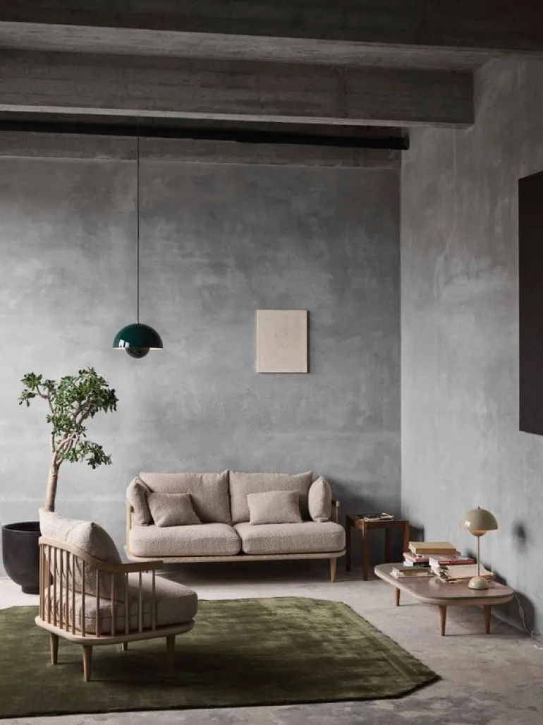 &Tradition Flowerpot VP3 bordslampa, gråbeige