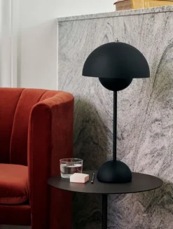 &Tradition Flowerpot VP3 bordslampa, mattsvart