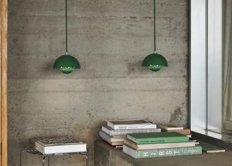 &Tradition Flowerpot VP10 pendellampa, signalgrön