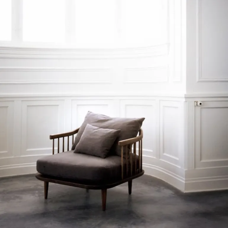 &Tradition Fly SC1 fåtölj, rökt ek - Hot Madison 093