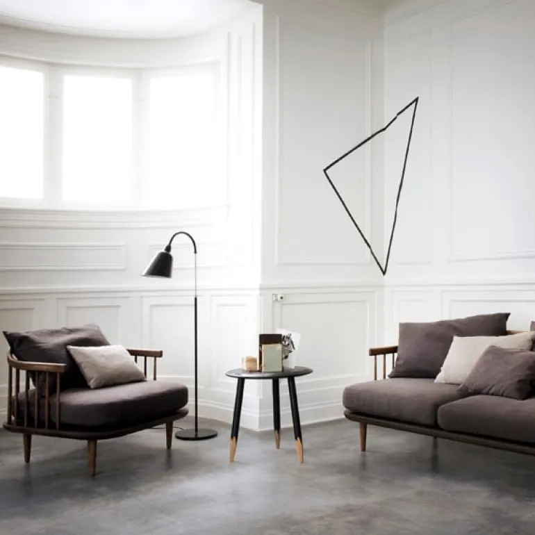 &Tradition Fly SC1 fåtölj, rökt ek - Hot Madison 093