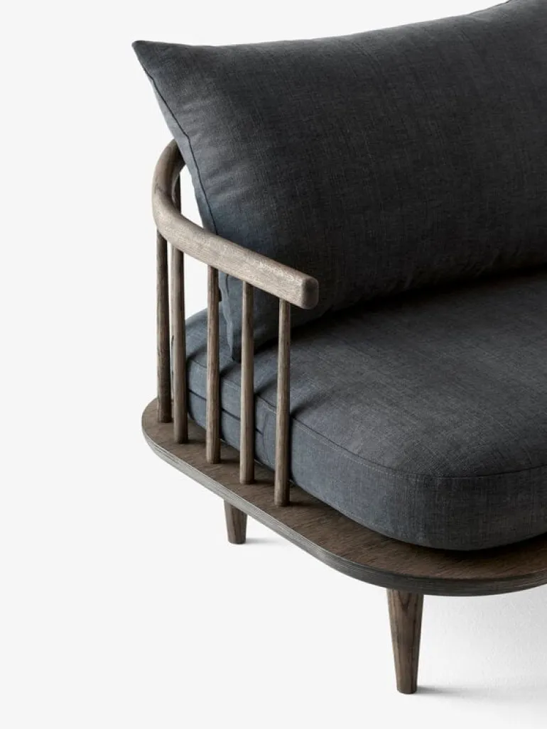 &Tradition Fly SC1 fåtölj, rökt ek - Hot Madison 093