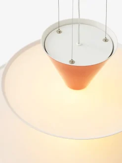 &Tradition Gio LN15 pendellampa, 92 cm, vermilion - mörk burgundy - ecru