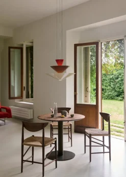 &Tradition Gio LN14 pendel, 60 cm, vermilion - mörk borgund - ecru