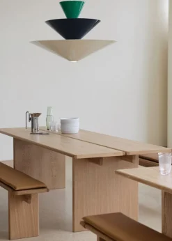 &Tradition Gio LN15 pendel, 92 cm, signalgrön - mörkblå - ecru