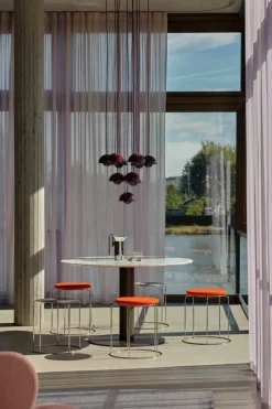 &Tradition In Between SK19 bord, svart - vit marmor