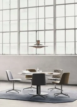 &Tradition In Between SK20 bord, svart - vit marmor